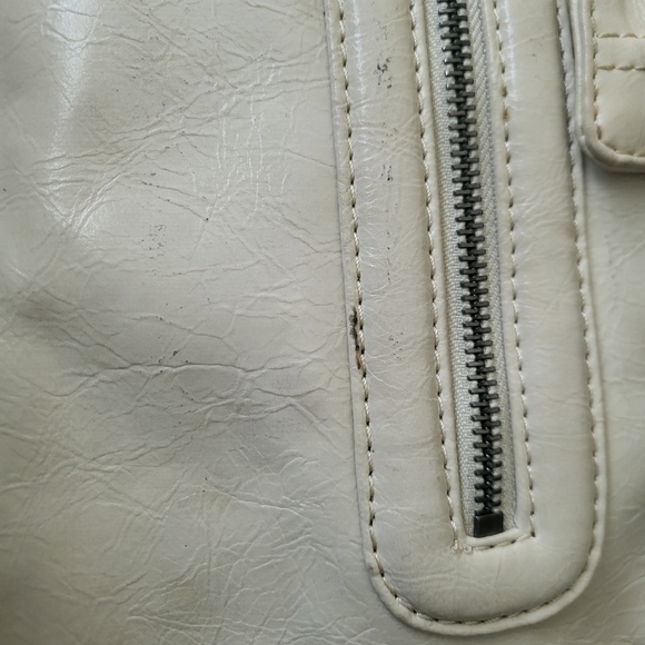 Guess Ivory Cream Studded Wristlet Clutch 11 x 7 Rare Y2K - Picture 14 of 16